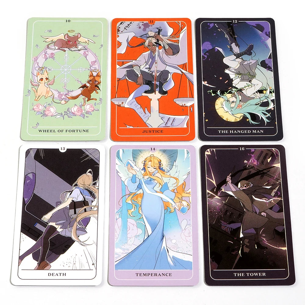 10.3*6cm Anime Tarot Deck