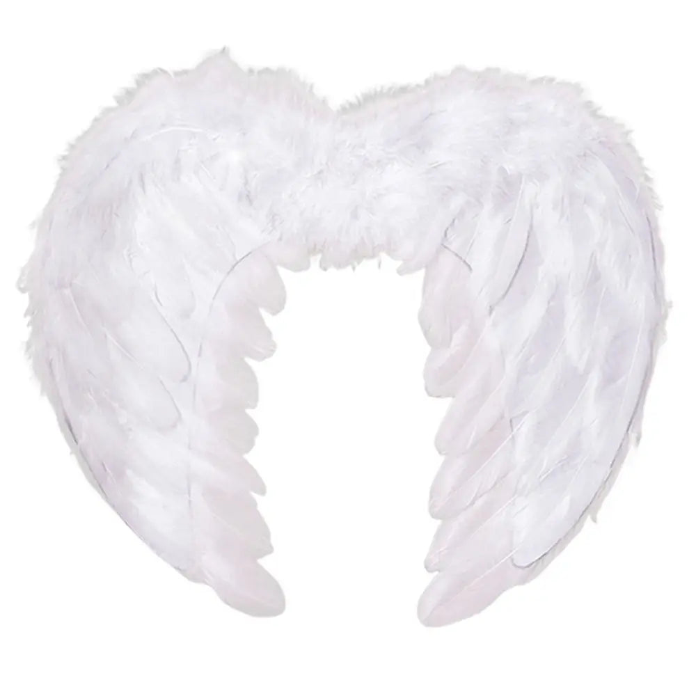 Children Adult Angel Devil White Black Feather Wings Fallen Angel