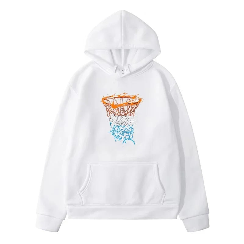 Basketball Hoop Pattern Hoodie
