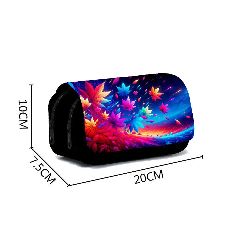 Pochita Chainsaw Man Pencil Case Denji Devil Makima Anime Pen Holder Bags