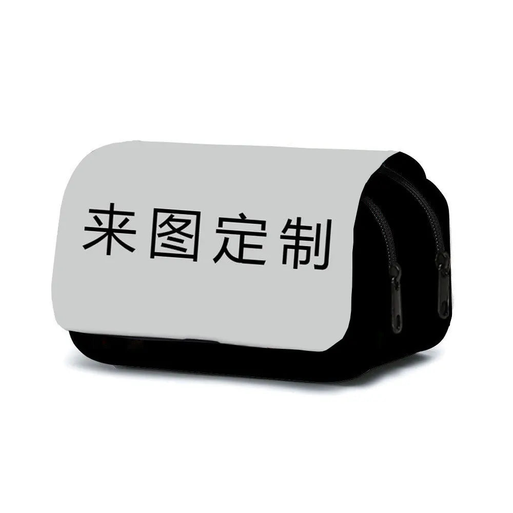 Pochita Chainsaw Man Pencil Case Denji Devil Makima Anime Pen Holder Bags