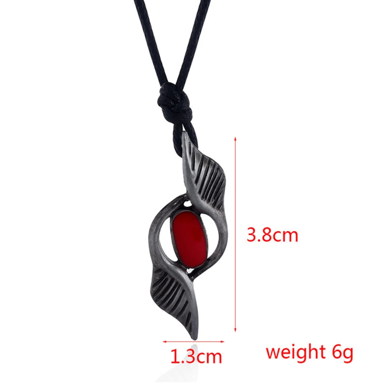 Devil May Cry 5 Dante Necklace Metal red zircon Pendant Game Souvenir
