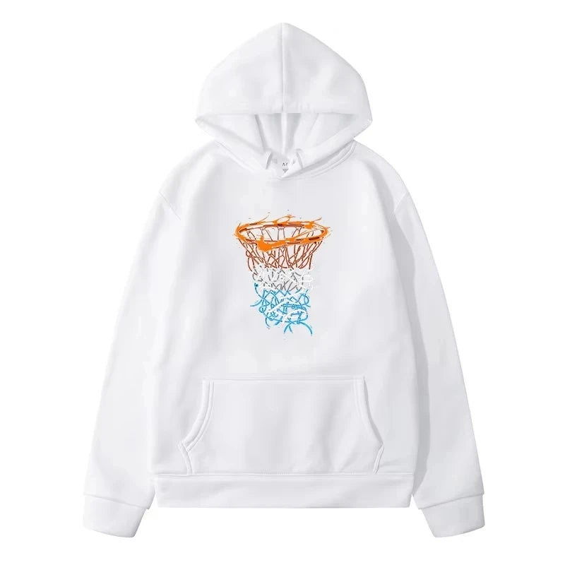 Basketball Hoop Pattern Hoodie