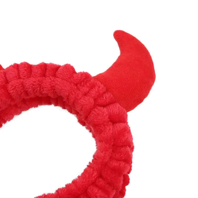 Horn Headband Cute Devil Horn Soft Cosmetic Hair Bands