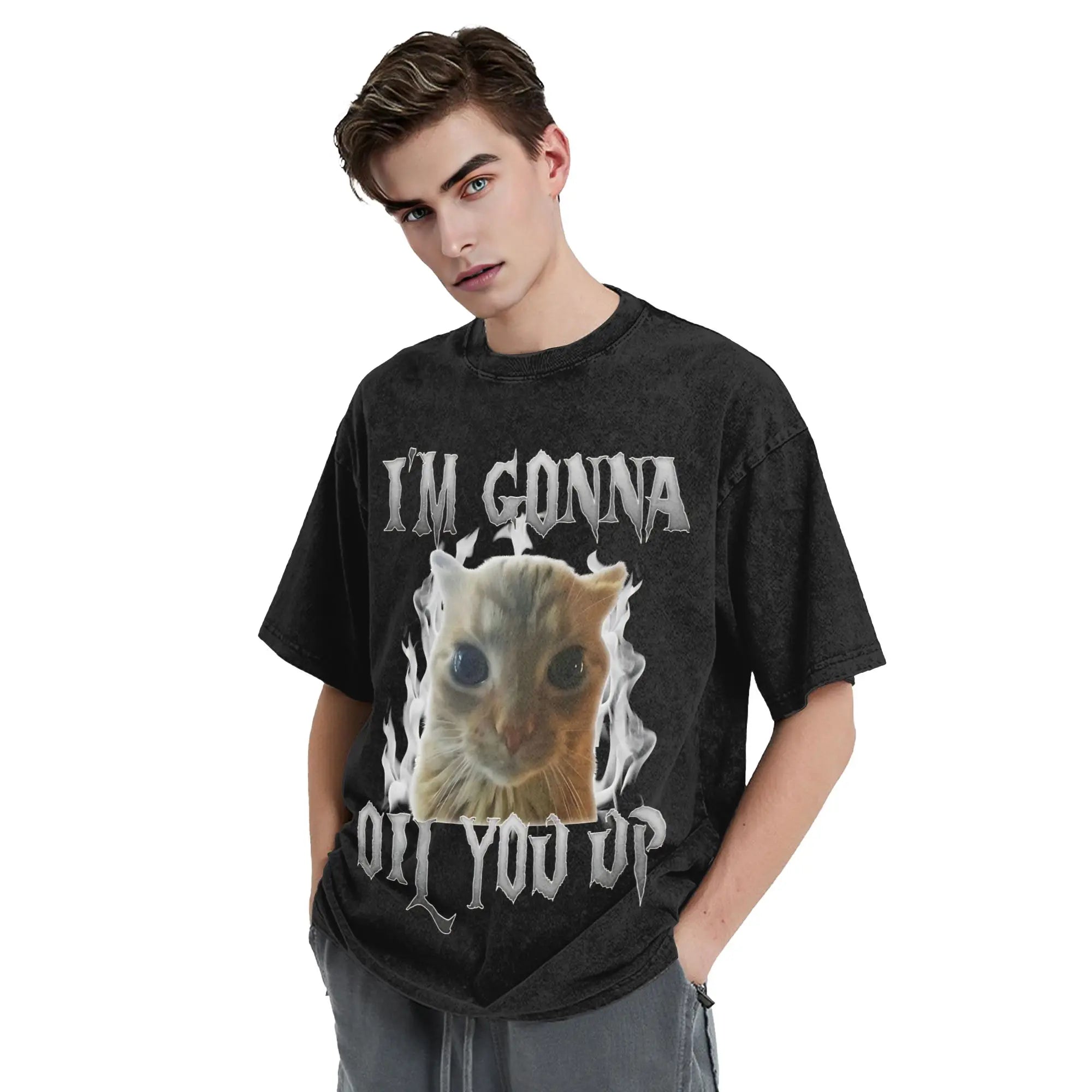 I'm Gonna Oil You Up Cat Meme