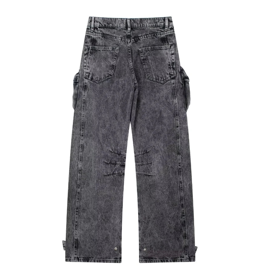Rugged StraightFit Denim Workwear Pants