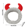 Horn Headband Cute Devil Horn Soft Cosmetic Hair Bands